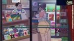 Rule 34 | 1boy, 1girl, animated, artist name, ass, black hair, bottomless, bouncing breasts, breasts, cheating (relationship), closed eyes, condom, condom packet strip, condom wrapper, convenience store, crystalcheese (artist), cum, cum in pussy, daikon, deepthroat, ejaculation, embarrassed, fat, fat man, fellatio, food, glasses, hetero, huge ass, jewelry, large breasts, mature female, mole, mole under eye, netorare, nipples, nude, oral, patreon username, penis, plump, plunger, pubic hair, pussy, radish, reverse cowgirl position, ring, sausage, sex, sex from behind, shop, sign, sound, steam, stomach bulge, straddling, sweat, testicles, third-party edit, uncensored, v, vaginal, video, wedding band