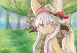 Rule 34 | 10s, artist request, brown eyes, furry, long hair, made in abyss, nanachi (made in abyss), silver hair