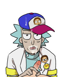 adult_swim cum cum_in_clothes cum_in_face facial male_focus mortimer_smith morty_smith penis rick_and_morty tagme yaoi