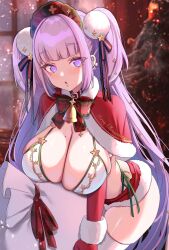 Rule 34 | + +, 1girl, :o, alternate costume, alternate hairstyle, azur lane, bell, belt, belt collar, bent over, bikini, bishooji, black ribbon, blunt bangs, bow, breasts, capelet, character request, check character, check copyright, choker, christmas, cleavage, collar, commentary, copyright request, ear piercing, earrings, elbow gloves, english commentary, fur-trimmed capelet, fur skirt, fur trim, gloves, hair ornament, hair ribbon, highres, huge breasts, jewelry, labret piercing, long hair, looking at viewer, merry christmas, miniskirt, mole, mole on breast, mole under eye, neck bell, open mouth, piercing, plaid, plaid bow, plaid headwear, plaid ribbon, plymouth (azur lane), pom pom (clothes), purple eyes, purple hair, red belt, red bow, red capelet, red choker, red collar, red gloves, red headwear, red skirt, ribbon, side-tie bikini bottom, skirt, solo, spiked ear piercing, star (symbol), star earrings, star hair ornament, swimsuit, thighhighs, thighs, two side up, very long hair, white bag, white bikini, white thighhighs