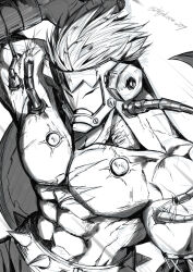 Rule 34 | 1boy, boltmon, digimon, digimon (creature), highres, male focus, muscular, muscular male, solo