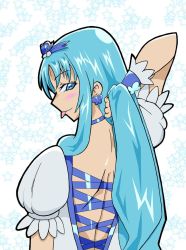 Rule 34 | back, backless dress, backless outfit, cure marine, dress, heartcatch precure!, highres, muruchi-, aged up, precure, shoulder blades, solo