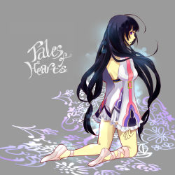 Rule 34 | ahoge, ass, black hair, kohaku hearts, long hair, tales of (series), tales of hearts