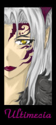 Rule 34 | 1990s (style), 1girl, dissidia final fantasy, facial mark, female focus, final fantasy, final fantasy viii, lips, lipstick, long hair, lowres, makeup, solo, ultimecia, white hair, yellow eyes