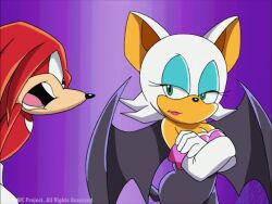 Rule 34 | animated, anime screenshot, knuckles the echidna, multiple boys, multiple girls, rouge the bat, screencap, shadow the hedgehog, sonic (series), sonic x, tagme, video