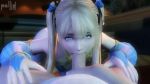 Rule 34 | 1boy, 1girl, 3d, animated, bad id, bad tumblr id, blonde hair, blue eyes, bouncing breasts, breasts, dead or alive, dead or alive 5, fellatio, highres, long hair, looking at viewer, marie rose, oral, pallidsfm, penis, pov, uncensored, video