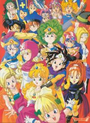 Rule 34 | 1990s (style), 6+girls, age difference, alena (dq4), angry, animal ears, annotated, armor, bandages, barbara (dq6), bianca (dq5), bikini, bikini armor, black hair, blonde hair, blue eyes, blue hair, blue hat, blue tabard, bow, braid, brown eyes, brown hair, cape, child, chunsoft, circlet, closed eyes, crossover, crown, curly hair, dragon quest, dragon quest i, dragon quest ii, dragon quest iii, dragon quest iv, dragon quest v, dragon quest vi, dress, earrings, elbow gloves, enix, everyone, female focus, fighter (dq3), fingerless gloves, flora (dq5), forehead, gloves, gold trim, green eyes, green hair, hair bow, hair over shoulder, half updo, hand fan, hat, head wings, helmet, hero&#039;s daughter (dq5), heroine (dq4), high ponytail, hood, jester (dq3), jewelry, kicking, laughing, long hair, mage (dq3), manya (dq4), merchant (dq3), minea (dq4), mireyu, mitre, mother and daughter, multiple girls, nakatsuru katsuyoshi, non-web source, official art, one eye closed, open mouth, pantyhose, pink hair, ponytail, priest (dq3), princess laura, princess of moonbrook, punching, purple eyes, purple hair, rabbit ears, red eyes, red hair, retro artstyle, roto (dq3), sage (dq3), short hair, single braid, smile, soldier (dq3), spiked hair, square enix, staff, swimsuit, sword, tabard, thief (dq3), toriyama akira, twintails, weapon, white hair, wings, wink, witch hat