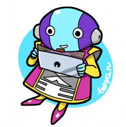 Rule 34 | 1boy, :d, aqua hair, artist name, black eyes, circle, commentary request, dragon ball, dragon ball super, dress, fenyon, floating, full body, godpad, happy, holding, holding tablet pc, long sleeves, male focus, multicolored clothes, multicolored dress, o o, open mouth, pink footwear, shiny footwear, shiny forehead, simple background, smile, solo, tablet pc, white background, wide-eyed, zen&#039;ou (dragon ball)