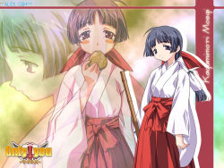 Rule 34 | japanese clothes, kagamimori moegi, miko, mutsumi masato, only you, only you recross, wallpaper