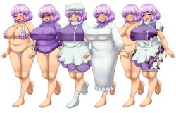 Rule 34 | 1girl, belly, blush, breasts, d.koutya, dress, fat rolls, hat, large breasts, letty whiterock, long sleeves, navel, open mouth, panties, plump, shirt, short hair, simple background, smile, standing, thick eyebrows, thighs, touhou, underwear, white background