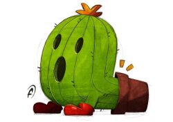 Rule 34 | boxing gloves, cactus, digimon, digimon (creature), highres, plant, spines, togemon