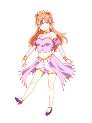 Rule 34 | 1girl, absurdres, artist name, artist request, bare legs, blush, bow, bracelet, breasts, brown hair, butterfly (love live!), choker, cleavage, clothing cutout, collarbone, cropped shirt, crown, detached sleeves, double bun, dress, dress shirt, earrings, female focus, full body, gold bracelet, hair between eyes, hair bun, hair rings, harem outfit, heart, heart (symbol), heart print, high heels, highres, jewelry, konoe kanata, long hair, looking at viewer, love live!, love live! nijigasaki high school idol club, love live! school idol festival, navel, outstretched arms, parted lips, puffy short sleeves, puffy sleeves, purple bow, purple eyes, purple footwear, purple ribbon, purple shirt, purple shorts, ribbon, shirt, short sleeves, shorts, shoulder cutout, small breasts, smile, solo, spread arms, standing, standing on one leg, two side up, white background, yellow bracelet, yellow choker