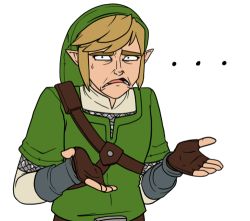 Rule 34 | ..., 1boy, armor, chainmail, eyebrows, fingerless gloves, gloves, hat, light brown hair, link, lowres, male focus, nintendo, pointy ears, sarky, solo, sweatdrop, the legend of zelda, thick eyebrows, tunic, vambraces