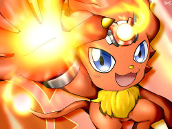 Rule 34 | blue eyes, claws, coronamon, digimon, fire, highres, lion, smile