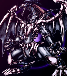 Rule 34 | chaos, chaos emperor dragon - envoy of the end, chaos emperor dragon envoy of the end, claws, duel monster, emperor dragon envoy of the end, emudoru, long hair, no humans, primal seed, solo, wings, yu-gi-oh!