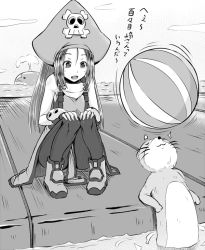 Rule 34 | ball, beachball, guilty gear, hat, leggings, may (guilty gear), pirate hat, poncocchan, tagme