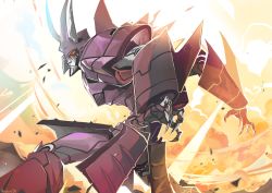Rule 34 | 1boy, andern3ll, claws, cyclonus, decepticon, horns, male focus, mecha, red eyes, robot, science fiction, solo, transformers