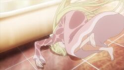 Rule 34 | air bubble, animated, anime screenshot, bath, bathing, blonde hair, blowing bubbles, blue eyes, blush, breasts, bubble, highres, indoors, interior, kneeling, large breasts, laura stuart, long hair, partially submerged, robe, screencap, solo, stitched, tagme, third-party edit, toaru majutsu no index, toaru majutsu no index: old testament, very long hair, video, wet, wet clothes