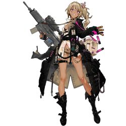 Rule 34 | 1girl, 20mm grenade, 20x30mm grenade, 20x30mm lv heab k167, 20x30mm lv p k168, airburst grenade launcher, airburst round, alternate color, ammunition, anti-materiel cartridge, assault rifle, bandaid, belt, bikini, black bikini, black footwear, black gloves, blonde hair, blouse, bolt-action grenade launcher, bolt action, boot straps, boots, breasts, brown shorts, buckle, bullpup, burst fire gun, burst fire rifle, cable, cannon cartridge, carbine, clothes pin, clothes writing, coat, computerized scope, cooler, cross-laced footwear, daewoo k11, dark-skinned female, dark skin, denim, denim shorts, dummy round, earrings, explosive, female focus, fingerless gloves, fragmentation grenade, fragmentation warhead, girls&#039; frontline, gloves, grenade, grenade cartridge, grenade launcher, gun, hazard symbol, head tilt, high-explosive airburst round, high-explosive cartridge, highres, holding, holding gun, holding weapon, id card, jewelry, k11 (girls&#039; frontline), knee boots, lace-up boots, ladic, large-caliber cartridge, leather choker, long coat, long hair, long shirt, long sleeves, medium breasts, messy hair, military cartridge, multi-weapon, multimeter, multiple-barrel firearm, multiple straps, name tag, off shoulder, official art, open clothes, open coat, open fly, open shirt, parted lips, personification, pouch, precision-guided firearm, precision-guided munition, purple eyes, radiation symbol, rifle, scope, see-through, shells, shirt, short-barreled rifle, short shorts, shorts, side ponytail, sidelocks, sight (weapon), single earring, single fingerless glove, skindentation, smart grenade, smart scope, smirk, solo, standing, stomach, subsonic ammunition, swimsuit, telescopic sight, thermal weapon sight, thigh strap, thighs, third-party edit, transparent background, trench coat, trigger discipline, underbarrel assault rifle, underbarrel rifle, weapon, white shirt