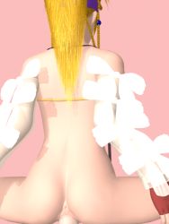 Rule 34 | 00s, 1girl, 3d, animated, animated gif, anus, ass, blonde hair, censored, earrings, fighting cuties, final fantasy, final fantasy x, from behind, girl on top, jewelry, penis, pov, pussy, rikku (ff10), sex, vaginal
