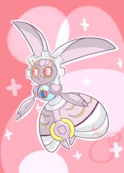 Rule 34 | + +, 1girl, cheezie, colored sclera, creatures (company), female focus, full body, game freak, gen 7 pokemon, happy, highres, legendary pokemon, looking to the side, magearna, mythical pokemon, nintendo, no humans, open mouth, pink background, pink eyes, pink sclera, pokemon, pokemon (creature), pokemon sm, simple background, smile, solo