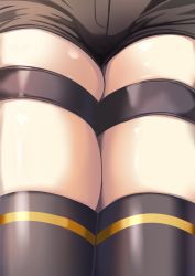 Rule 34 | 1girl, absurdres, anis (nikke), black shorts, black thighhighs, cameltoe, commentary request, goddess of victory: nikke, head out of frame, highres, legs, lower body, partial commentary, puritijiiji, shiny skin, short shorts, shorts, skindentation, solo, thigh focus, thigh strap, thighhighs, thighs