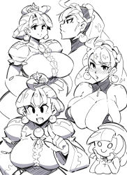 Rule 34 | breasts, character request, disgaea, la pucelle, large breasts, monochrome, tagme, zako (arvinry)