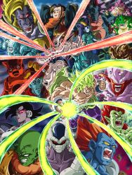Rule 34 | 1girl, 6+boys, alien, android, android 13, android 13 (fused), angry, baby (dragon ball gt), baby vegeta, black hair, blank eyes, bojack, broly (dragon ball super), broly (dragon ball z), brothers, cape, claws, colored skin, cooler, demon, dragon, dragon ball, dragon ball gt, dragon ball super, dragonball z, earrings, eis shenron, energy ball, evil smile, fangs, flag, general rilldo, green skin, haze shenron, highres, janemba, jewelry, ledgic, legendary super saiyan, liang xing long, liu xing long, long hair, lord slug, luud, machine, male focus, multiple boys, muscular, naturon shenron, nuova shenron, oceanus shenron, qi xing long, rage shenron, red skin, san xing long, shovel, si xing long, siblings, sitting, sky, smile, spikes, sun, sunglasses, super android 17, super saiyan, syn shenron, tail, tullece, twins, wings, wu xing long, y48754085, yellow skin, yi xing long