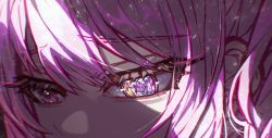 Rule 34 | 1other, 25-ji nightcord de. (project sekai), akiyama mizuki, androgynous, close-up, eye focus, eyelashes, gem, glowing, glowing eye, hair between eyes, half-closed eyes, heterochromia, highres, kika, long eyelashes, multicolored eyes, pink eyes, pink hair, pink theme, project sekai, purple eyes, purple theme, solo, upper body, yellow eyes