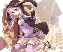 Rule 34 | 1girl, animal hood, clenched hand, hair ornament, hair tubes, hood, looking at viewer, low twintails, na2co3, purple eyes, purple thighhighs, ribbed sweater, short hair with long locks, smile, solo, sweater, thighhighs, twintails, vocaloid, voiceroid, yuzuki yukari, zettai ryouiki