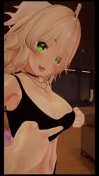 Rule 34 | 3d, animated, bouncing breasts, breasts, desi re, tagme, thick thighs, thighs, video, vrchat
