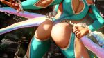 Rule 34 | 1girl, animated, ass, ass cutout, back cutout, backless outfit, blonde hair, breasts, cleavage, cleavage cutout, clothing cutout, female focus, hand on own hip, heart cutout, highres, huge ass, jiggle, leotard, long hair, muscular, muscular female, rainbow mika, revealing clothes, solo, spanked, spanking, street fighter, street fighter v, thick thighs, thighs, thong leotard, twintails, very long hair, video, wrestling outfit