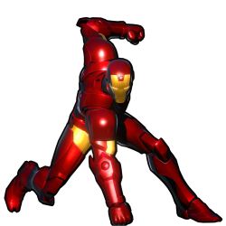 Rule 34 | 1boy, armor, boots, capcom, clenched hands, fighting stance, full body, gauntlets, helmet, iron man, male focus, marvel, marvel vs. capcom, marvel vs. capcom 3, mask, solo, tony stark, transparent background, white background