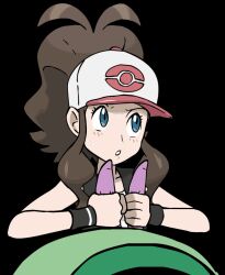 1boy 1girl animal animated animated_gif baseball_cap bestiality black_background blue_eyes blush brown_hair creatures_(company) double_handjob double_penis female_focus game_freak gen_5_pokemon handjob hat hilda_(pokemon) interspecies jerking_off_another long_hair looking_afar nintendo penis pokemon pokemon_bw serperior simple_background solo_focus sweat sweatdrop very_long_hair w.t.dinner