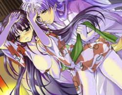 Rule 34 | 1boy, 1girl, against wall, artist request, bent over, black eyes, black hair, breasts, clothed sex, groping, hetero, inuyasha, japanese clothes, jpeg artifacts, kimono, large breasts, nipples, aged up, pussy juice, rin (inuyasha), sesshoumaru, sex, source request, standing, sweat, tagme, white hair, yellow eyes, yukata