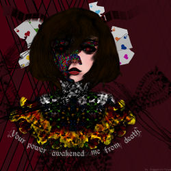 Rule 34 | absurdres, alice: madness returns, american mcgee&#039;s alice, american mcgee's alice, androgynous, artist name, bone, card, chara (undertale), check commentary, commentary request, crossover, english text, flower, gender request, heart, heart in eye, highres, looking at viewer, mosaic pattern, playing card, ranunculus, red background, red eyes, short hair, skeletal arm, sketch, soggates-nyan (amurka-chan), spoilers, symbol in eye, text focus, undertale