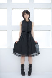 Rule 34 | boots, dress, highres, komiyama maki, photo (medium), tagme