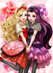 Rule 34 | apple white, blue eyes, ever after high, mitsuya, pantyhose, raven queen