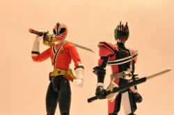 Rule 34 | crossover, figure, kamen rider, kamen rider decade, s.h.figuarts, samurai sentai shinkenger, shikenred, super sentai
