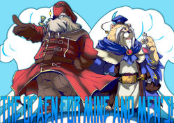 Rule 34 | belt, captain of the thames, character request, coat, elsword, english text, engrish text, facial hair, glasses, hat, mustache, no humans, smoking pipe, pontehihi, ranguage, walrus, xenogears