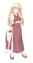 Rule 34 | 1990s (style), akazukin chacha, blonde hair, closed mouth, cosplay, highres, magical princess, santa costume, standing