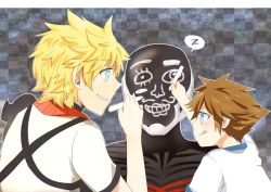 Rule 34 | 3boys, :q, age difference, blonde hair, blue eyes, brown hair, child, commentary, drawing on another&#039;s face, helmet, kingdom hearts, kingdom hearts birth by sleep, male focus, meru, multiple boys, sleeping, sora (kingdom hearts), tongue, tongue out, vanitas (kingdom hearts), ventus (kingdom hearts), zzz
