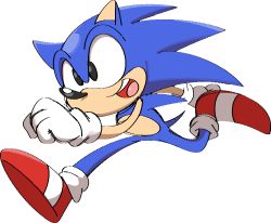 Rule 34 | 1boy, animal ears, animal nose, black eyes, blue fur, blue hair, body fur, clenched hands, full body, furry, furry male, gloves, hand up, happy, leg up, long hair, male focus, open mouth, red socks, shoes, sideways mouth, sketch, smile, socks, solo, sonic (series), sonic the hedgehog, spiked hair, tail, teeth, two-tone fur, vilepluff, white gloves, white socks