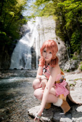 Rule 34 | cosplay, final fantasy, final fantasy xiii, oerba dia vanille, photo (medium), pink hair, short twintails, square enix, twintails