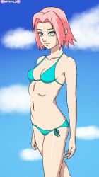 Rule 34 | 1girl, breasts, darkuro 27, female focus, haruno sakura, naruto, naruto (series), swimsuit