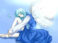 Rule 34 | 1girl, angel, female focus, highly responsive to prayers, sariel (touhou), solo, touhou, touhou (pc-98), wings
