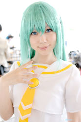 Rule 34 | alice carroll, aria (manga), cosplay, green hair, hirano kurita, photo (medium), undine, uniform