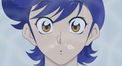 Rule 34 | :o, abashiri kikunosuke, akira devilman666, blue hair, mazinger (series), mazinger angels, underwater, yellow eyes