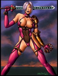 Rule 34 | 00s, 2003, breasts, cleavage, isabella valentine, large breasts, soul calibur, soulcalibur, soulcalibur ii, weapon, whip sword
