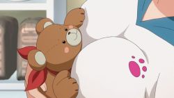 Rule 34 | 1girl, animated, animated gif, breasts, huge breasts, kushiya inaho, maken-ki!, screencap, takami akio
